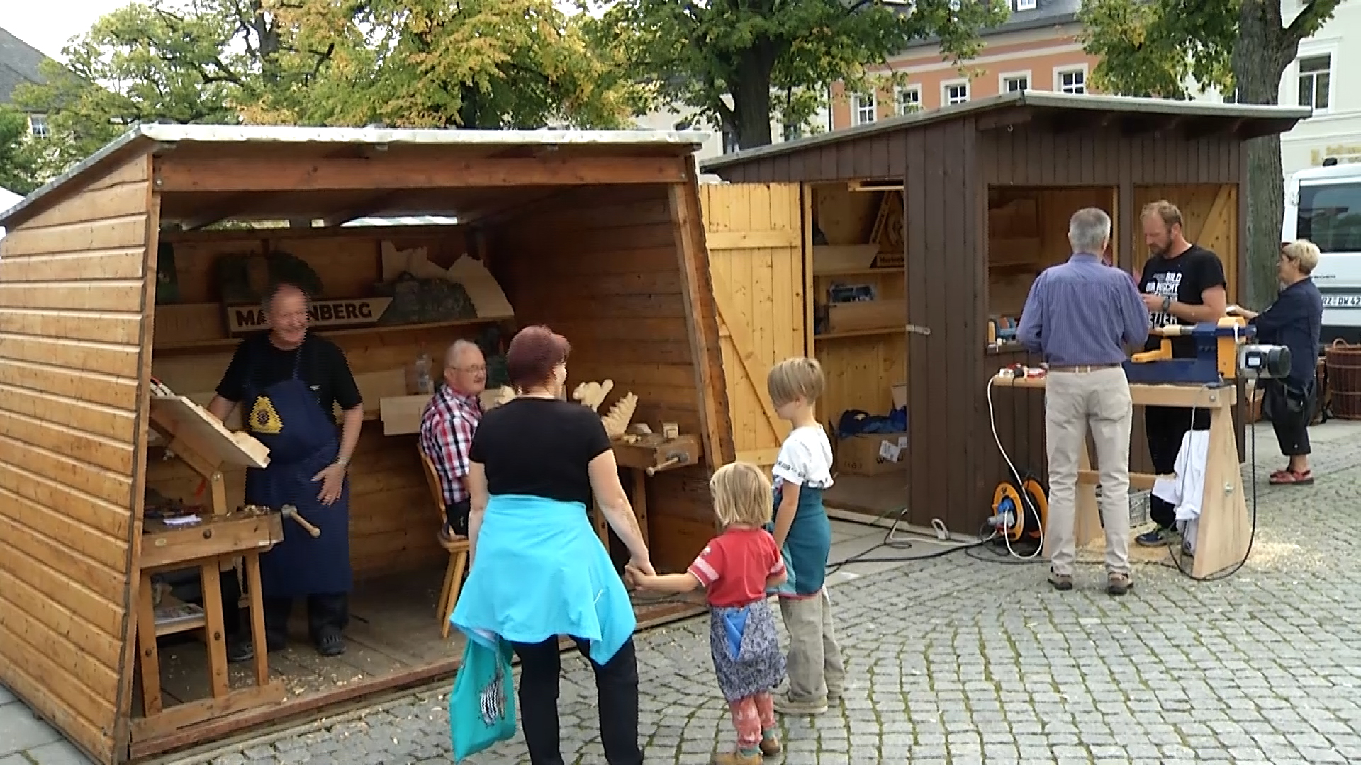 MEgional am 8. September 2021 mit dem Holzmarkt in Marienberg