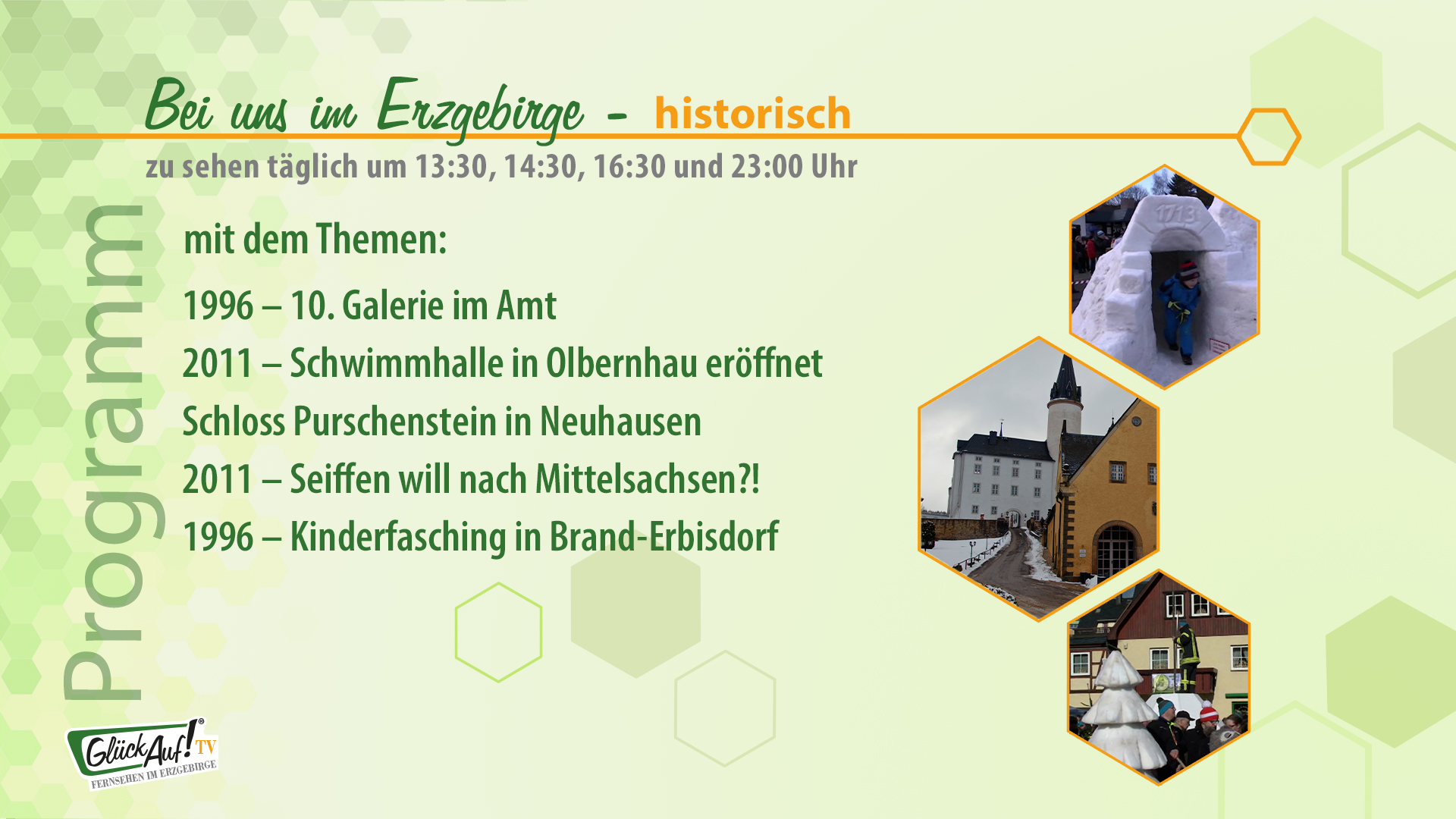 Bei uns im Erzgebirge - historisch vom 14.02. bis 20.02.