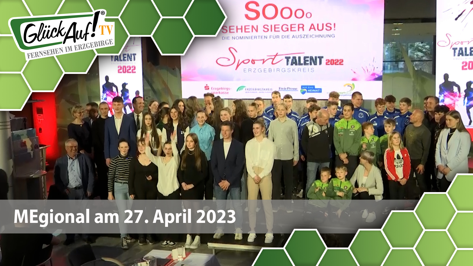 MEgional am 27. April 2023 u.a. mit Sporttalente für 2022 in Marienberg ausgezeichnet