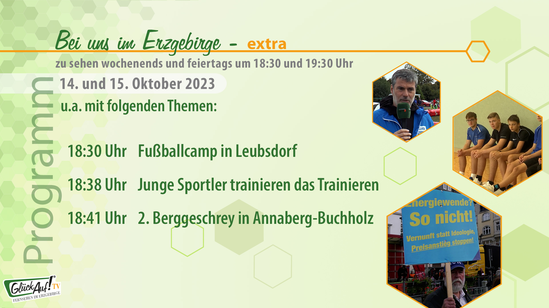 Bei uns im Erzgebirge - extra für das Wochenende der 41. Kalenderwoche 2023