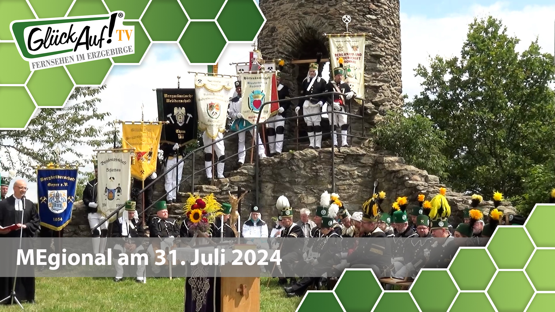 MEgional am 31. Juli 2024 mit dem Berggottesdienst auf dem Schreckenberg 
