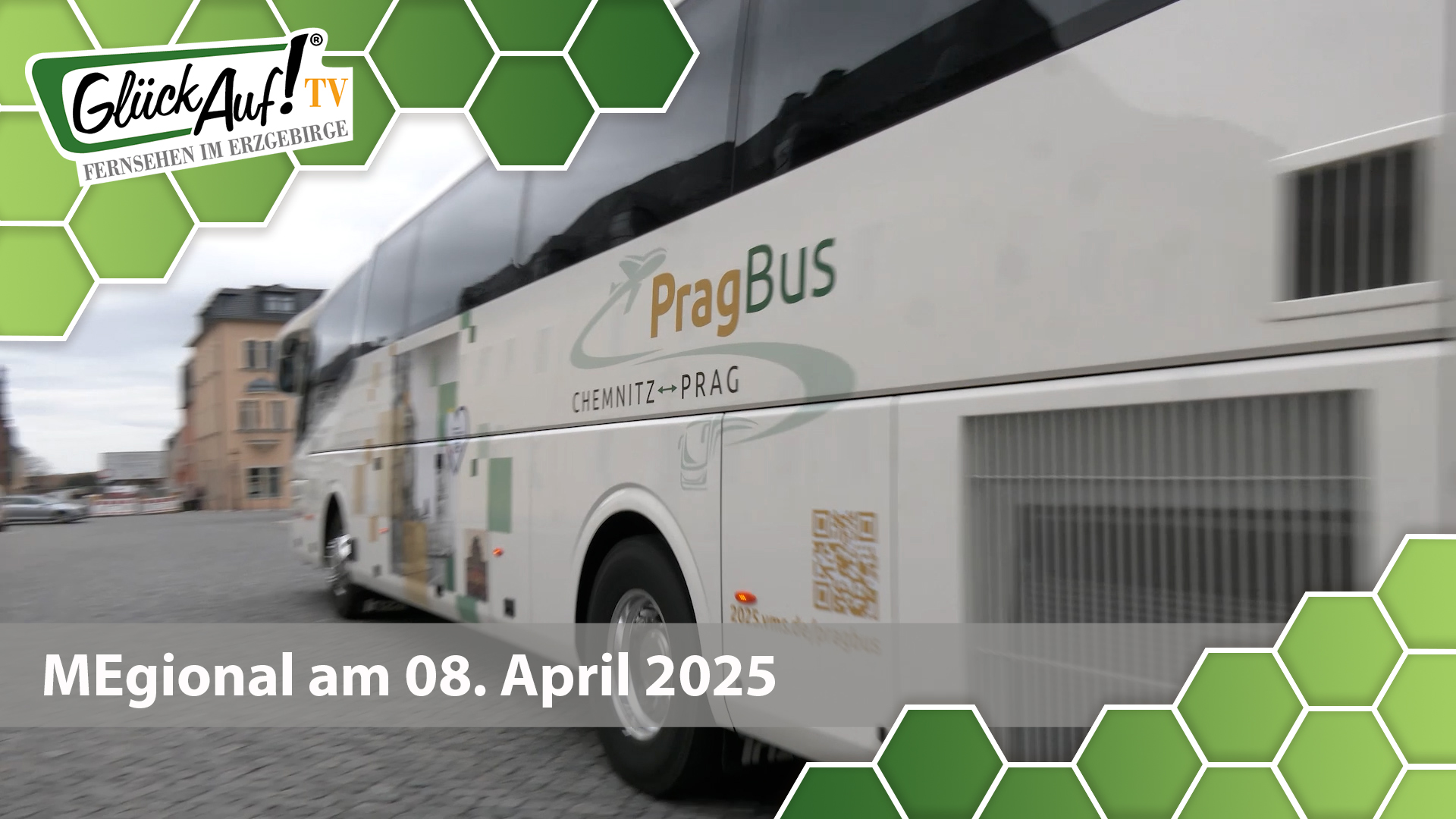 MEgional am 08. April 2025 mit dem Thema: "Neue Buslinie zwischen Chemnitz und Prag"