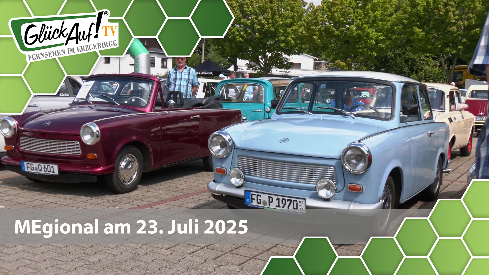 MEgional am 23. Juli 2025 mit dem Thema: Oldtimertreffen in Brand - Erbisdorf