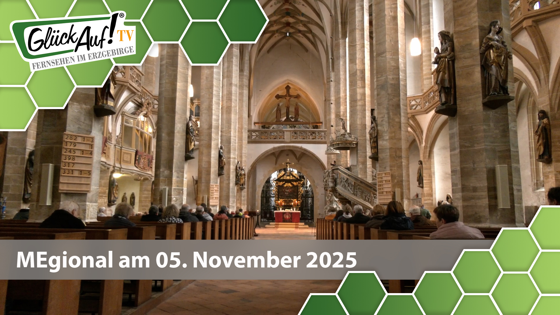 MEgional am 05. November mit dem Thema: Spendenübergabe für die Domsanierung in Freiberg